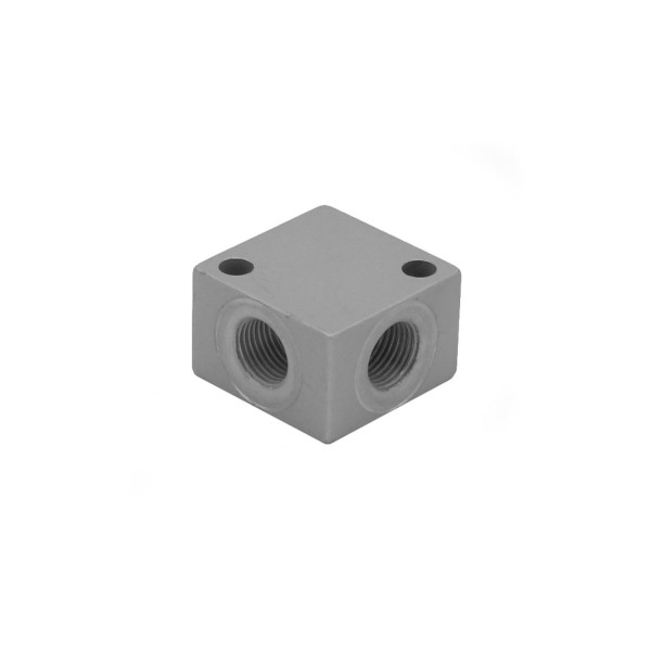 Verteiler Block Alu | 4x 1/4" IG