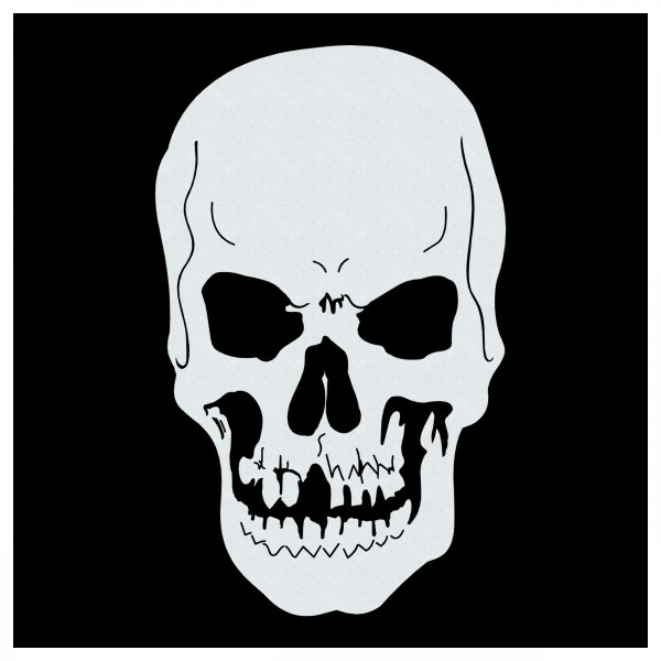 Skull #03 | Totenkopf Airbrush-Schablone ca. 19 x 20 cm