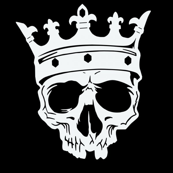 King Skull | Totenkopf Airbrush-Schablone