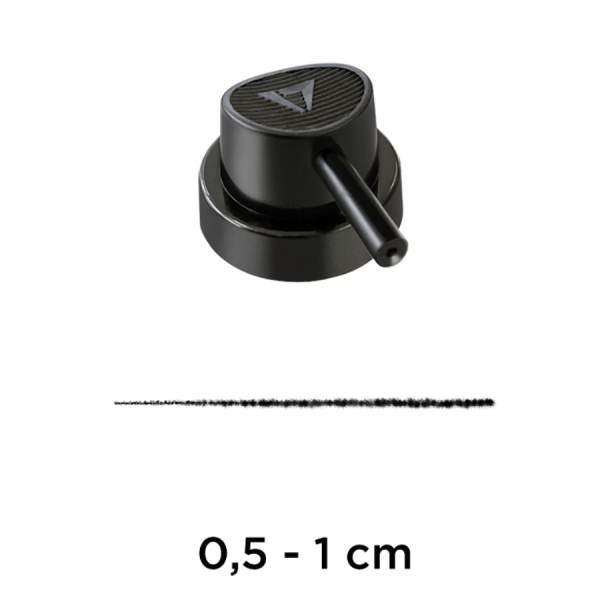 Cap „Röhrchen Skinny“ (schwarz) – Ultrafeine Lines mit maximalem Flow (9030)