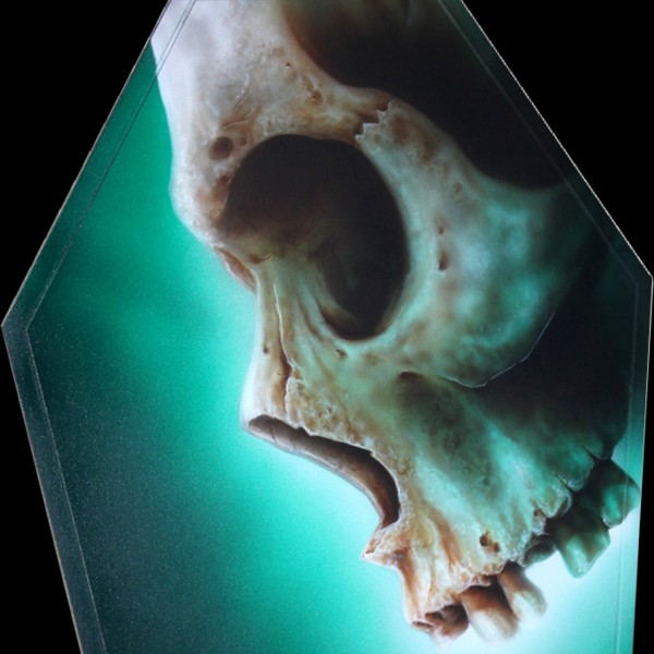 Gothik Skull | Airbrush Schablone Totenkopf Seitenansicht