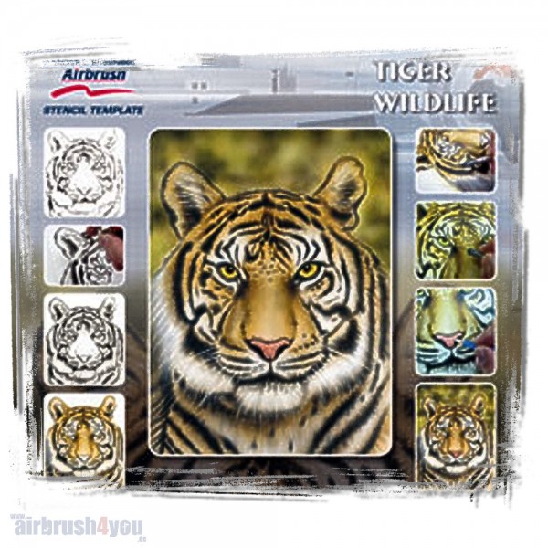 H & S Stencil | Tiger Wildlife-Image