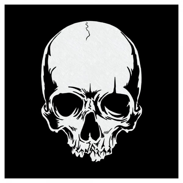 Skull #092 | Totenkopf Airbrush-Schablone A5