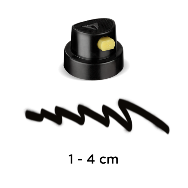 CAP | Flachstrahl Artist 1 | schwarz/gelb-Image