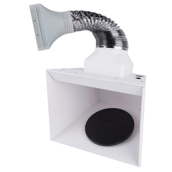 SpritzBox Absaugung mit Drehteller & LED-Licht