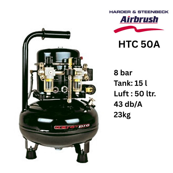 Aero Pro HTC 50A | Silent Airbrush Kompressor