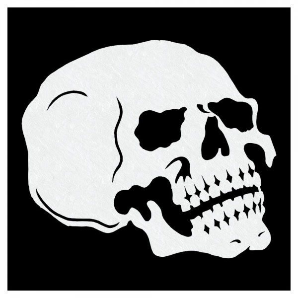 Skull #110 | Totenkopf Airbrush-Schablone