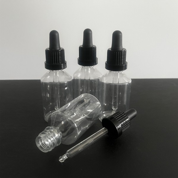 4 Leerflaschen 50ml mit Pipette