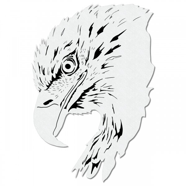 Adler Kopf | Airbrush Schablone Eagle Head Stencil A4