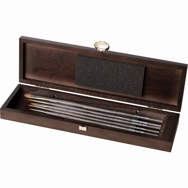 COLINEO | Öl- & Acryl-Pinsel-Holz-Box