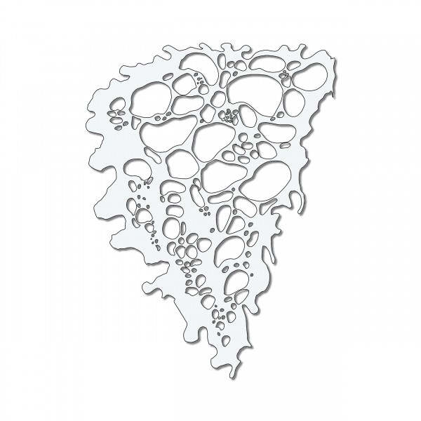 Bubble # 22 | Blubber Blasen Airbrush Schablone ca.A4