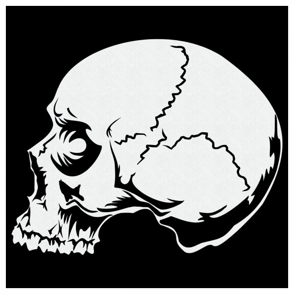 Skull #120 | Totenkopf Airbrush-Schablone | ca. A5