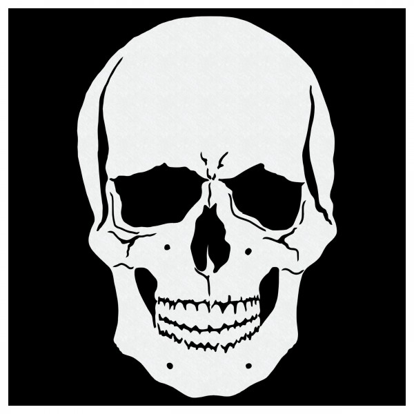 Skull #075 | Totenkopf Airbrush-Schablone ca. A5