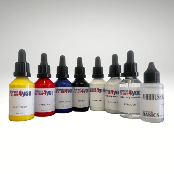 Airbrushfarben Set - AirbrushColor4you Basis Set Primary Set