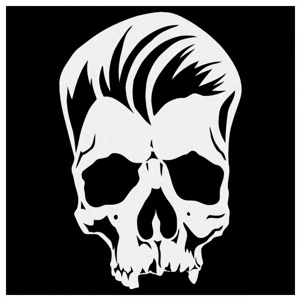 Skull #127 | Totenkopf Airbrush-Schablone ca. A4