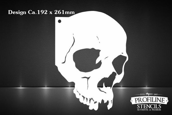 Skull #169 |Totenkopf Airbrush-Schablone A4