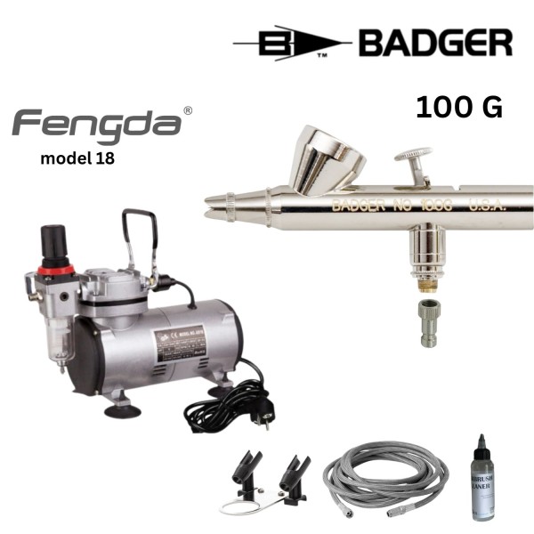 Badger 100 | Airbrush Anfänger Set