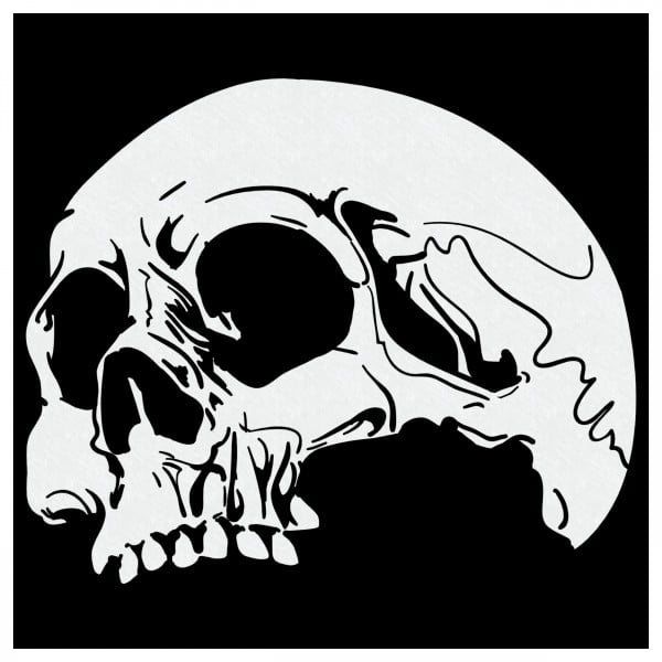 Skull #018 | Totenkopf Airbrush-Schablone | ca. A5