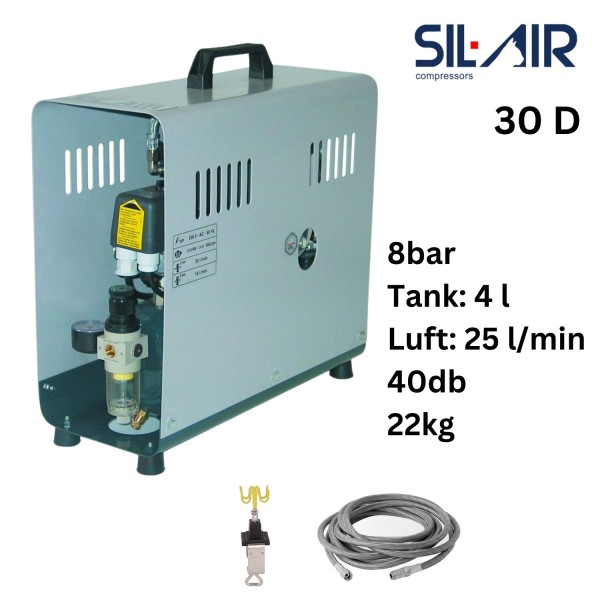 Sil Air D-Serie | Airbrush Kompressoren SET