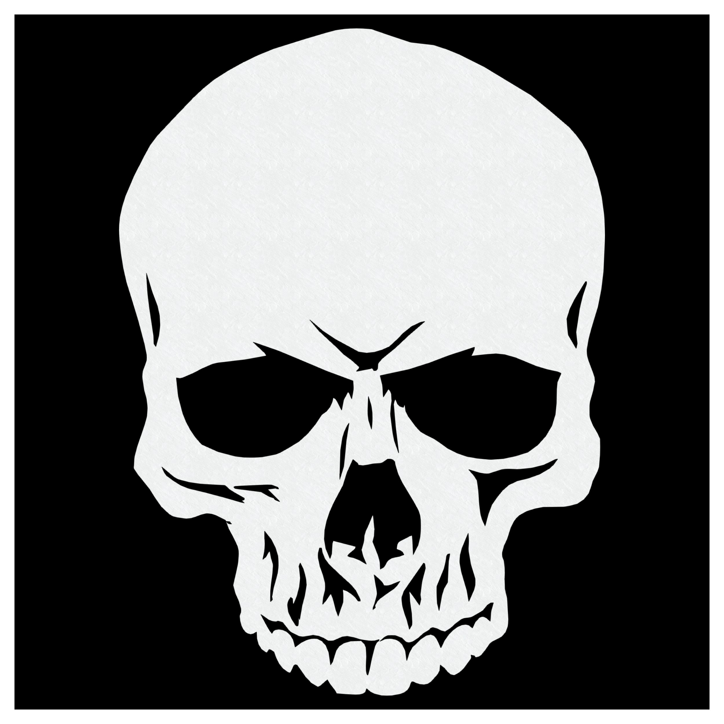 Skull's Stencil Airbrush Schablone für Schädel Totenköpfe