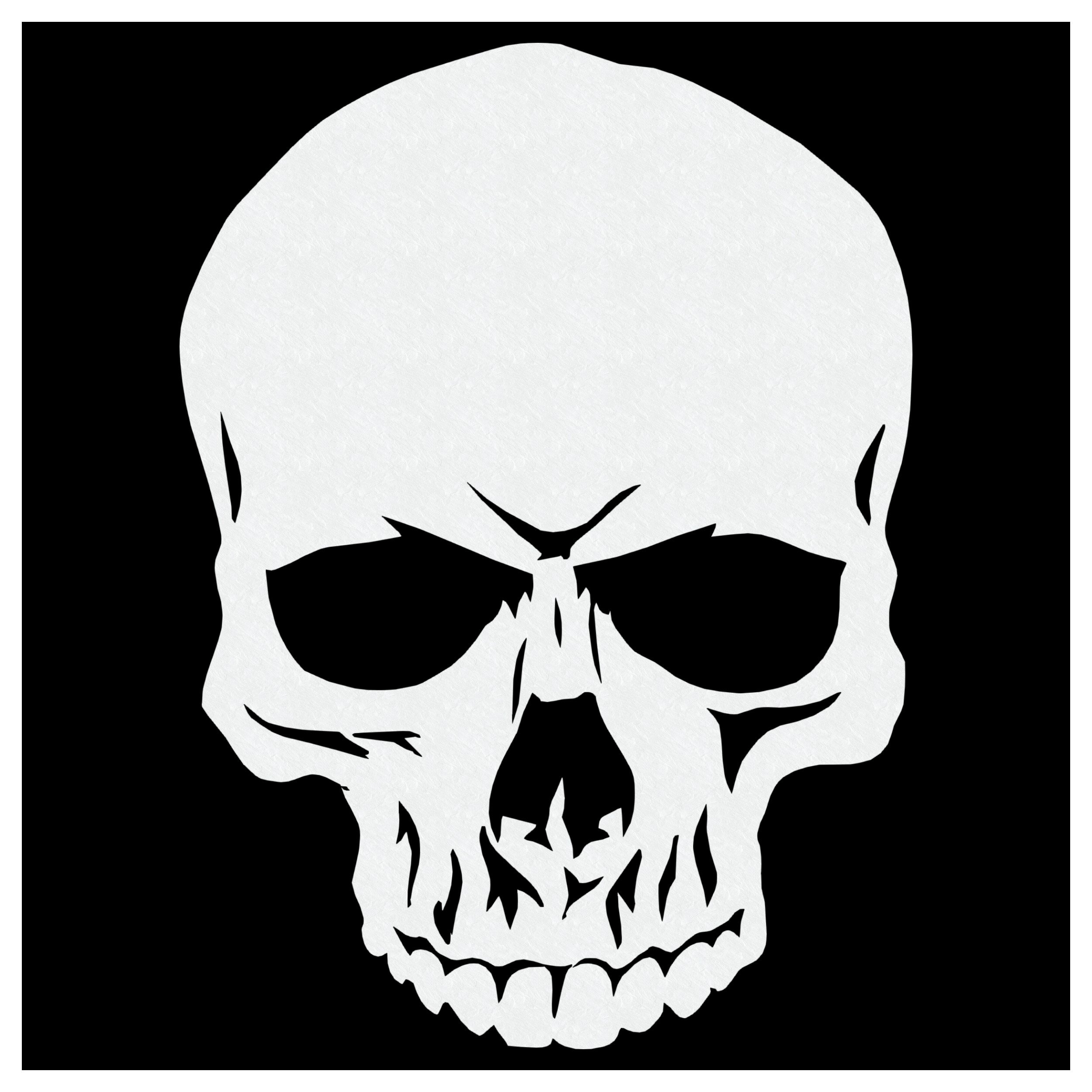 Airbrush Schablone Totenkopf Schädel - Skull Stencil | airbrush4you