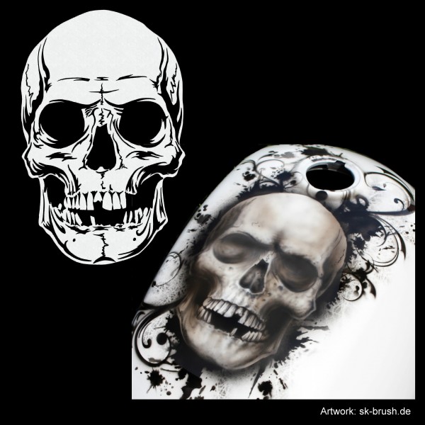 Skull | Totenkopf Airbrush-Schablone