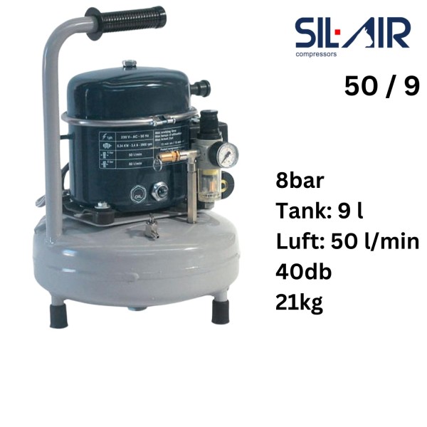 Sil Air 50 / 9 | Silent Airbrush Kompressor