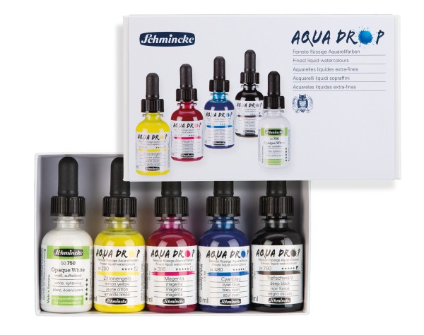 Schmincke Aqua Drop Basic Set | 5x 30ml