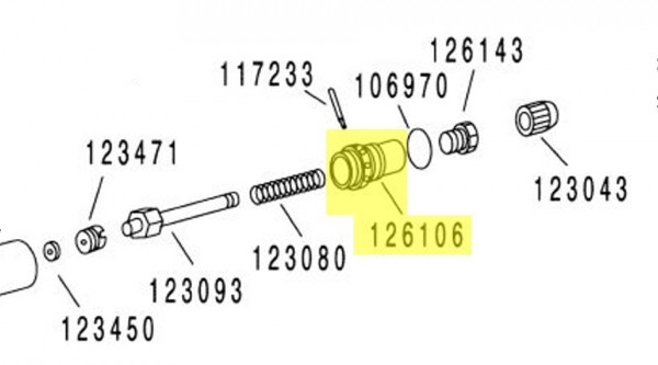 Mittelteil Infinity vergoldet | H&S-Image