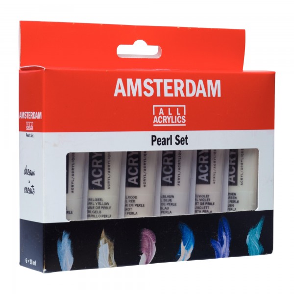 PEARL AcrylfarbenSet Amsterdam | 6x 20ml