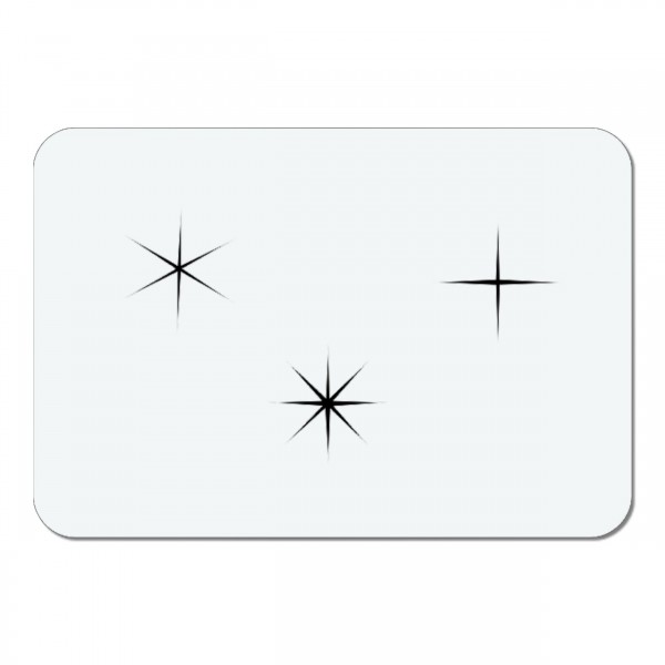 Sterne Sparkle Stars | Mini Airbrush Schablone ca. 5 x 3,5cm