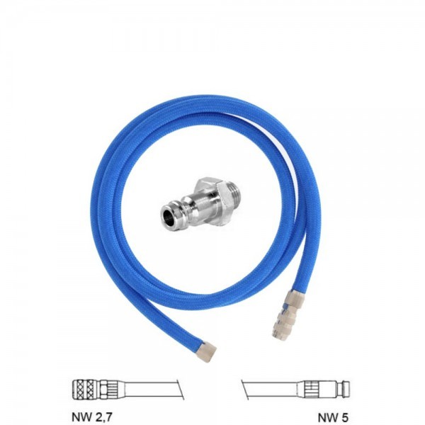 Gewebeschlauch | Schnellkupplung <> Luftstecker NW 5,0-Image