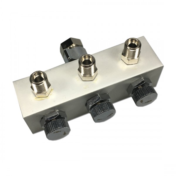 Luftverteiler regelbar | 3x1/8" Anschluß-Image
