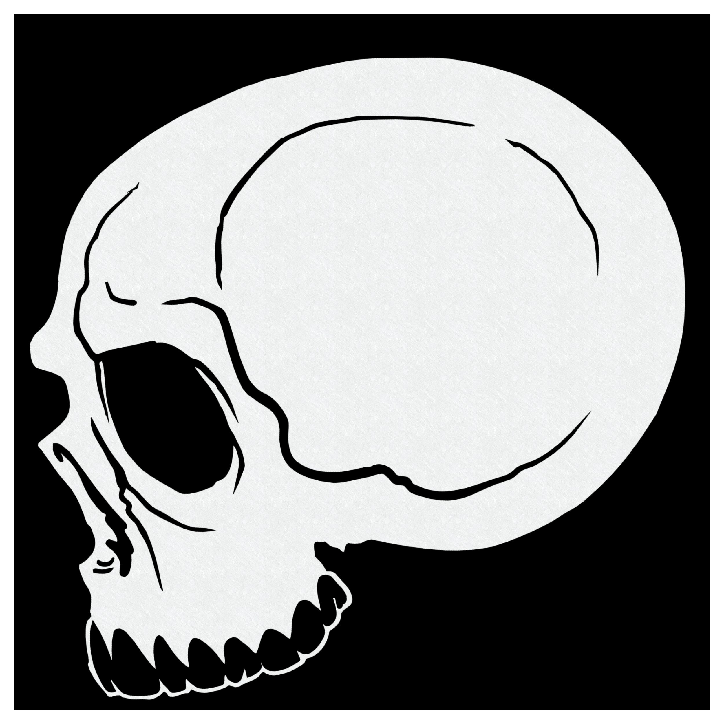 Airbrush Schablone 15098 Skull Totenkopf Stencil 